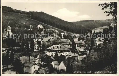 Kipsdorf Teilansicht Hoehenluftkurort Erzgebirge Kat. Altenberg