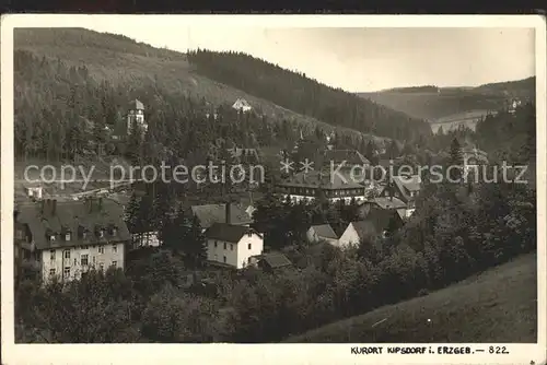 Kipsdorf Teilansicht Kurort Kat. Altenberg