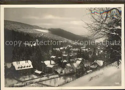 Kipsdorf Winterpanorama Kat. Altenberg