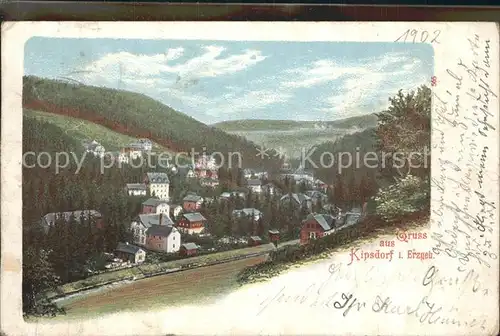 Kipsdorf Panorama Kat. Altenberg