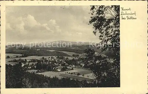 Lueckendorf Panorama Luftkurort Zittauer Gebirge Kat. Kurort Oybin