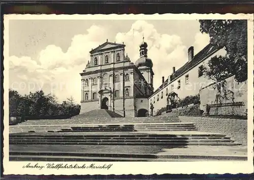 Amberg Oberpfalz Wallfahrtskirche Mariahilf Kat. Amberg