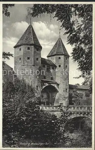 Amberg Oberpfalz Nabburger Tor Stadtmauer Kat. Amberg