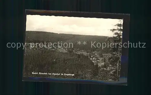 Baerenfels Erzgebirge Panorama Kurort Kat. Altenberg