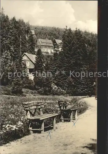 Waldbaerenburg Teilansicht Kurort Ruhebank Kat. Altenberg