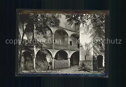 Falkenstein Oberpfalz Schlosshof Kat. Falkenstein