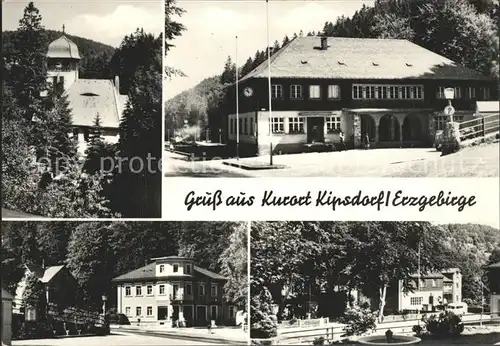 Kipsdorf Bahnhof Gaststaette Kapelle Kurort Kat. Altenberg