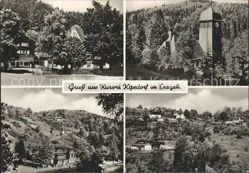 Kipsdorf Teilansichten Kurort Kat. Altenberg