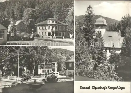 Kipsdorf Bahnhof Gaststaette Kapelle Kurort Kat. Altenberg