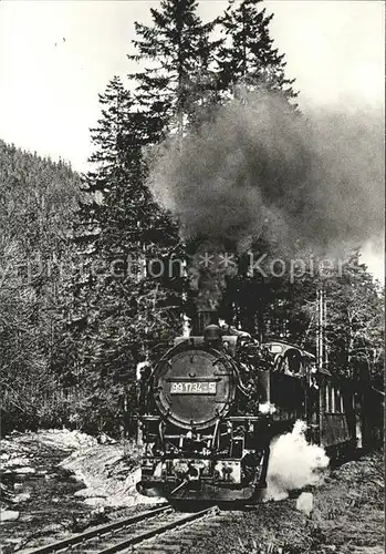 Kipsdorf Schmalspurbahn Dampflokomotive Kat. Altenberg