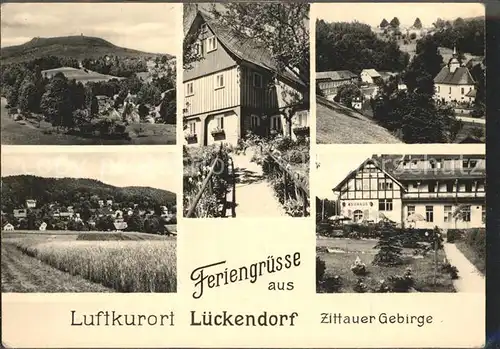 Lueckendorf Teilansichten Luftkurort Hochwald Zittauer Gebirge Kat. Kurort Oybin