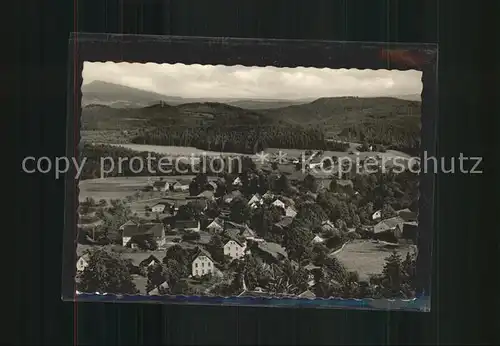 Lueckendorf Panorama Blick von der Brandhoehe Zittauer Gebirge Kat. Kurort Oybin