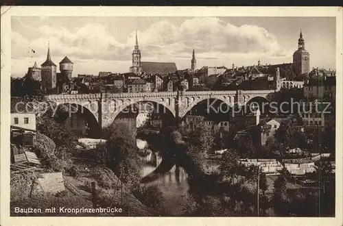 Bautzen Kronprinzenbruecke Kat. Bautzen