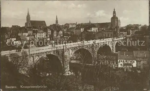 Bautzen Kronprinzenbruecke Kat. Bautzen