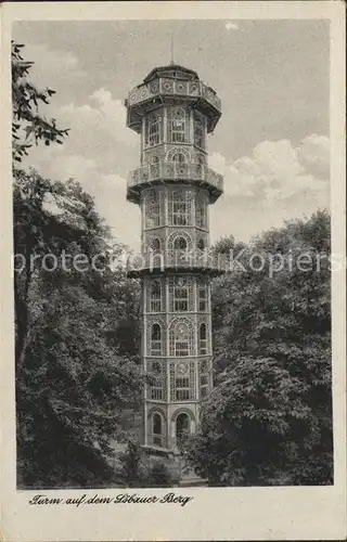 Loebau Sachsen Turm Loebauer Berg Kat. Loebau