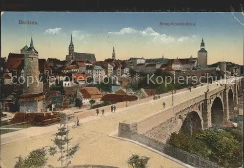 Bautzen Kronprinzenbruecke Kat. Bautzen