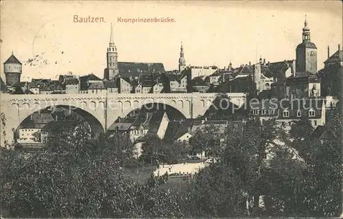 Bautzen Kronprinzenbruecke Kat. Bautzen