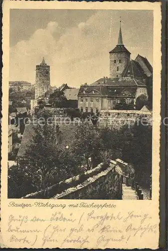 Bautzen Wehrgang Fischerpforte Kat. Bautzen