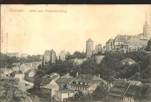 Bautzen Blick vom Proitzschenberg Kat. Bautzen