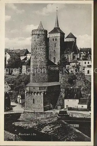 Bautzen Alte Wasserkunst Michaeliskirche Wasserturm Kat. Bautzen