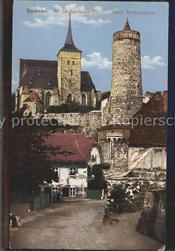 Bautzen St. Michaeliskirche Alter Wasserturm Kat. Bautzen