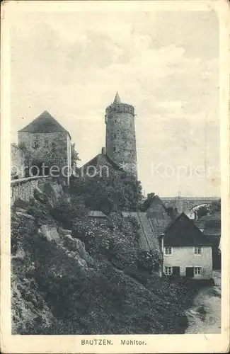 Bautzen Muehltor Turm Kat. Bautzen