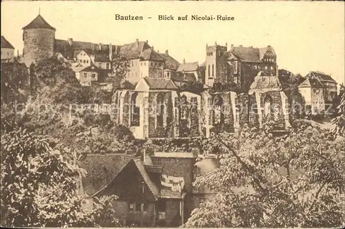 Bautzen Nicolai Ruine Kat. Bautzen