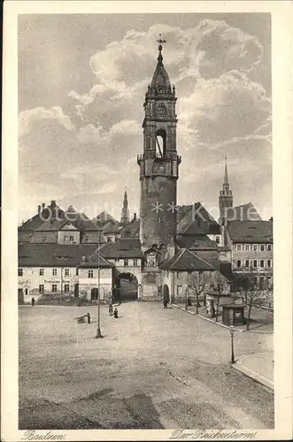 Bautzen Reichenturm Serie Saechsische Heimatschutz Postkarten Kat. Bautzen