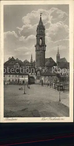 Bautzen Reichenturm Serie Saechsische Heimatschutz Postkarten Kupfertiefdruck Kat. Bautzen