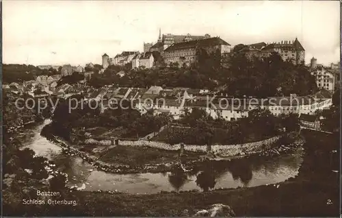 Bautzen Spree Altstadt Schloss Ortenburg Trinks Postkarte Kat. Bautzen