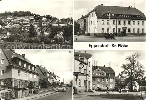 Eppendorf Sachsen Siedlung HO Gaststaette Karl Liebknecht Strasse Borstendorfer Strasse Kat. Eppendorf Sachsen