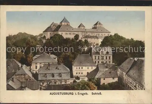 Augustusburg Schloss Bahnpost Kat. Augustusburg