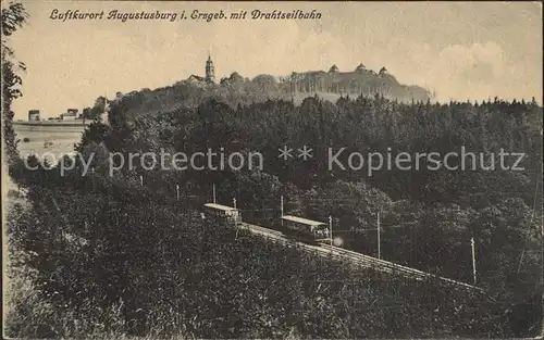 Augustusburg Drahtseilbahn Schloss Luftkurort Kat. Augustusburg