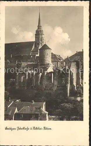 Bautzen Nikolairuine Petrikirche Kat. Bautzen