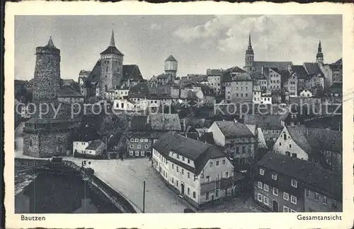 Bautzen Altstadt Alte Wasserkunst Wasserturm Kirche Kat. Bautzen