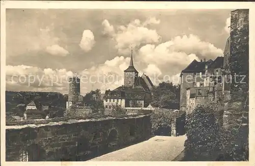 Bautzen Wehrgang mit Fischerpforte 1000jaehrige Stadt Alte Wasserkunst Kat. Bautzen