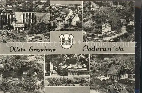 Oederan Klein Erzgebirge Miniaturpark im Stadtwald Kat. Oederan
