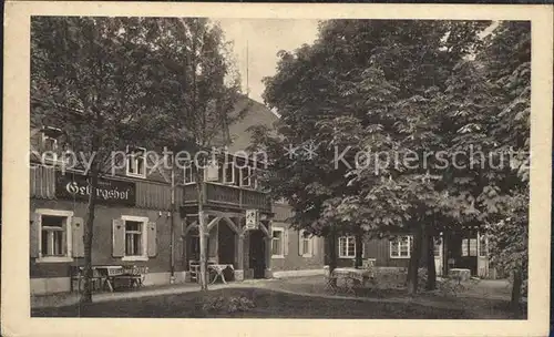 Schellerhau Gasthaus Gebirgshof Kat. Altenberg
