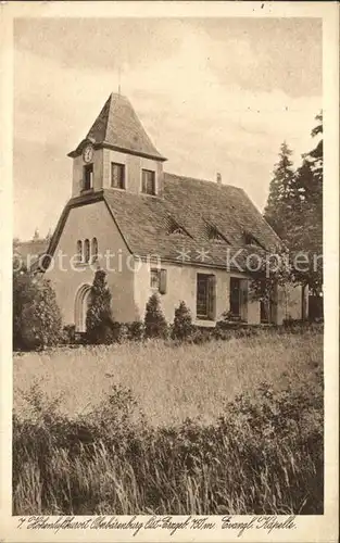 Baerenburg Sachsen Evangelische Kapelle Kat. Altenberg
