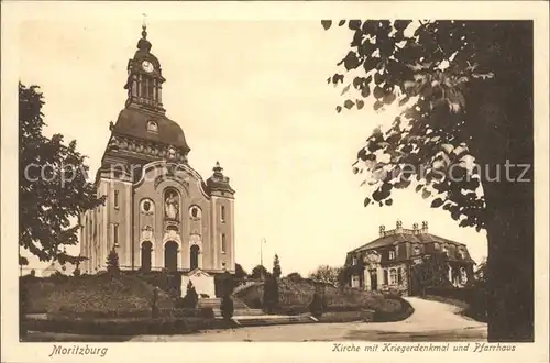 Moritzburg Sachsen Kirche Kriegerdenkmal Pfarrhaus Kat. Moritzburg Dresden