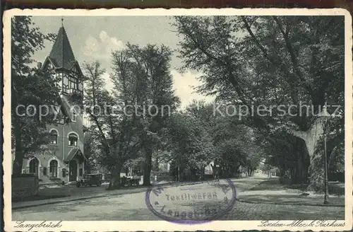 Langebrueck Linden  Allee Kurhaus Kat. Dresden