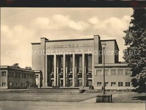 Dresden Deutsches Hygiene  Museum Kat. Dresden Elbe