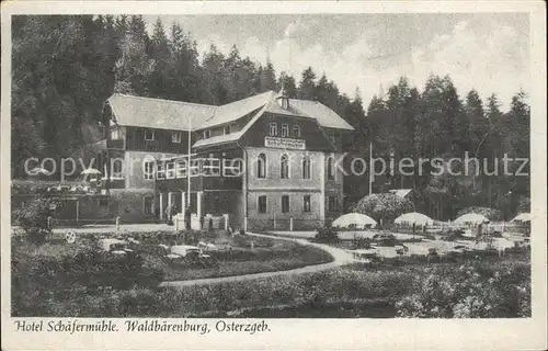 Waldbaerenburg Hotel Schaefermuehle Kat. Altenberg