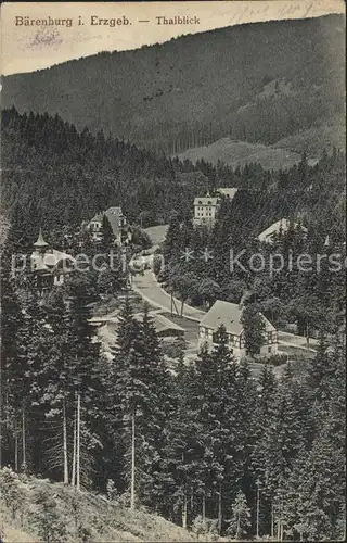 Baerenburg Sachsen Talblick Kat. Altenberg