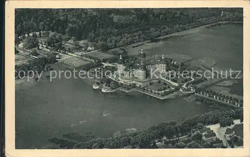 Moritzburg Sachsen Fliegeraufnahme Jagdschloss Kat. Moritzburg Dresden