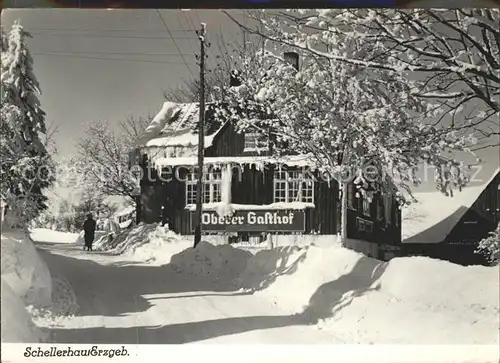 Schellerhau Oberer Gasthof Kat. Altenberg