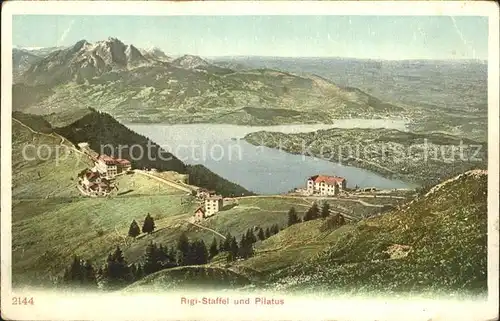 Rigi Staffel Panorama mit Pilatus Voralpen / Rigi-Staffel /Bz. Schwyz