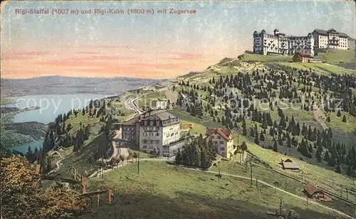 Rigi Staffel Rigi Kulm Berghotels Zugersee / Rigi-Staffel /Bz. Schwyz