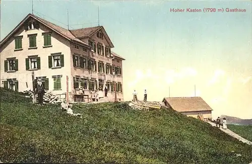 Bruelisau Hoher Kasten Gasthaus Kat. Bruelisau