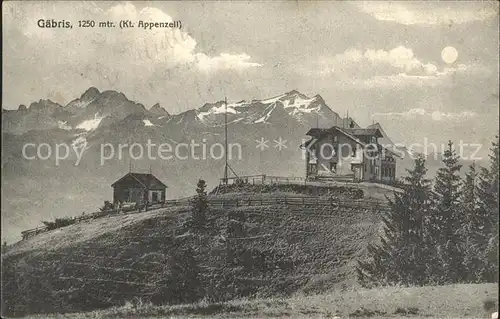 Gais AR Berggasthaus Gaebris Appenzeller Alpen Kat. Gais